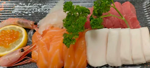 30. SASHIMI (fish slices without rice)
