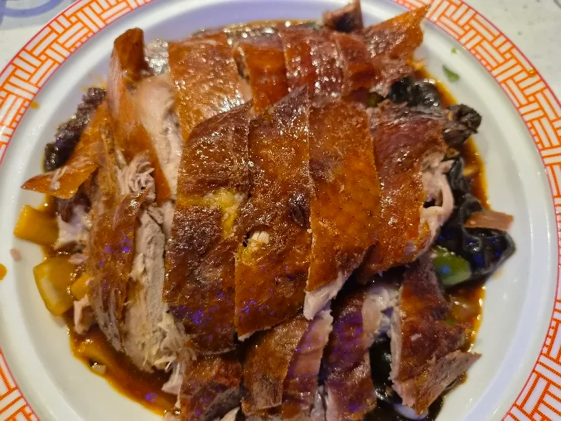 Canard croustillant à la sauce pimentée façon Sichuan