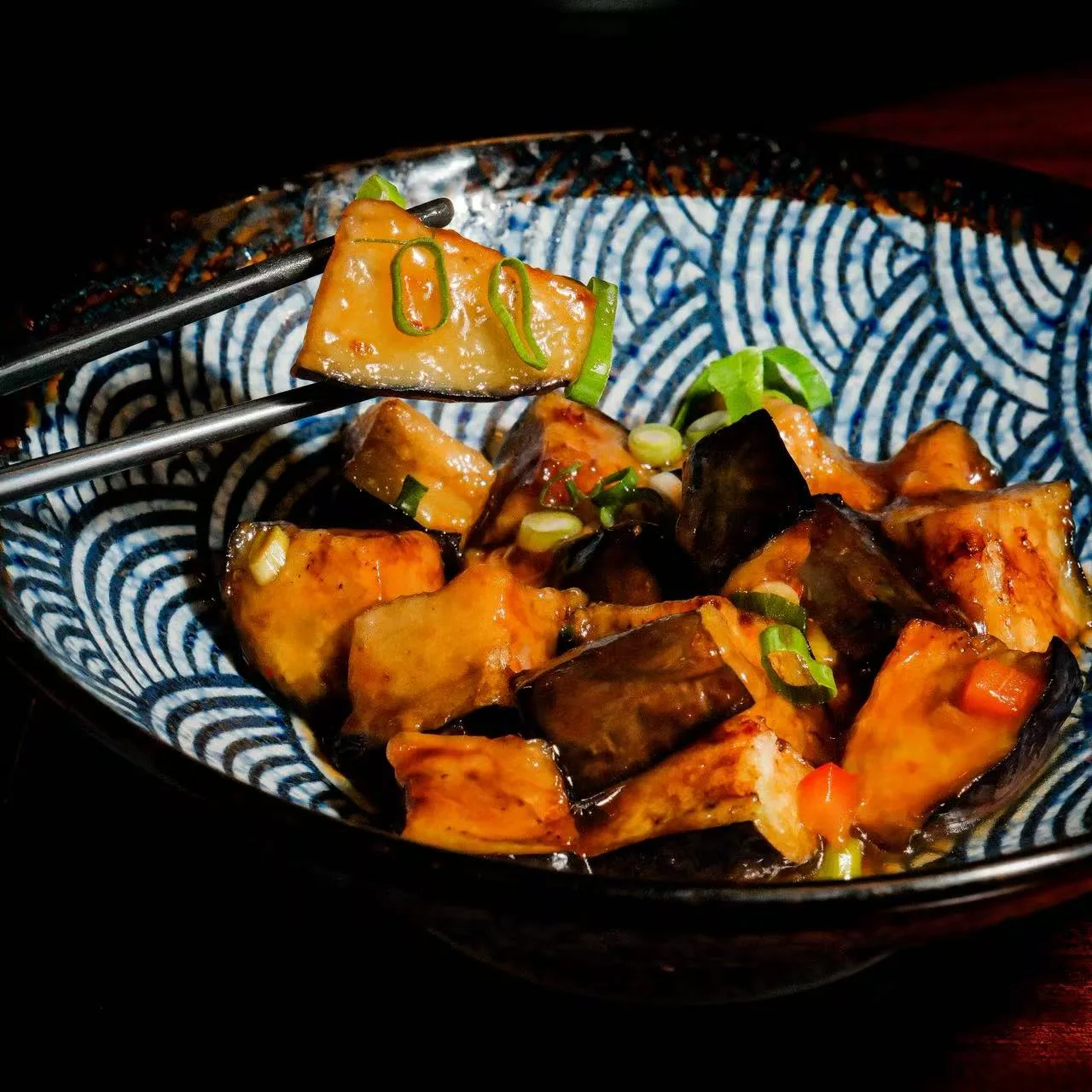 Aubergines hong shao