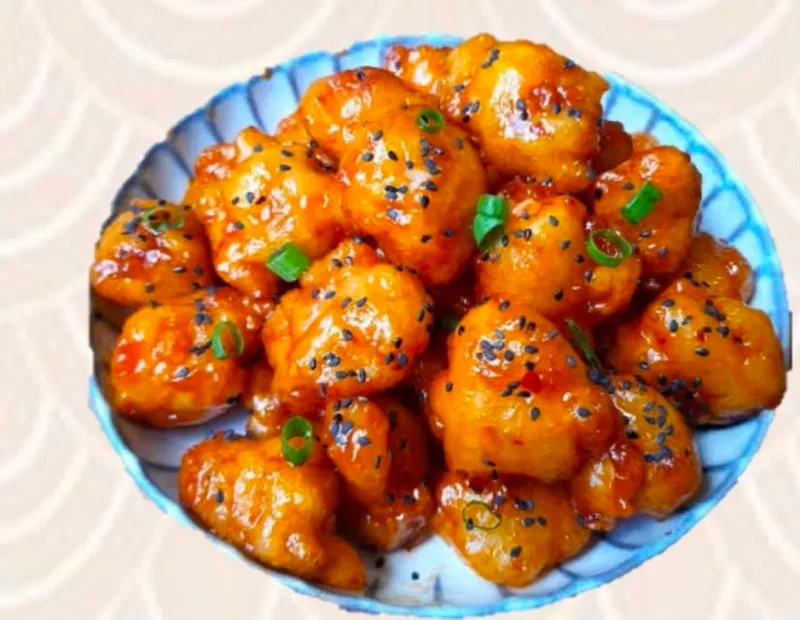 SC5. Dakgangjeong fried chicken Korean 
