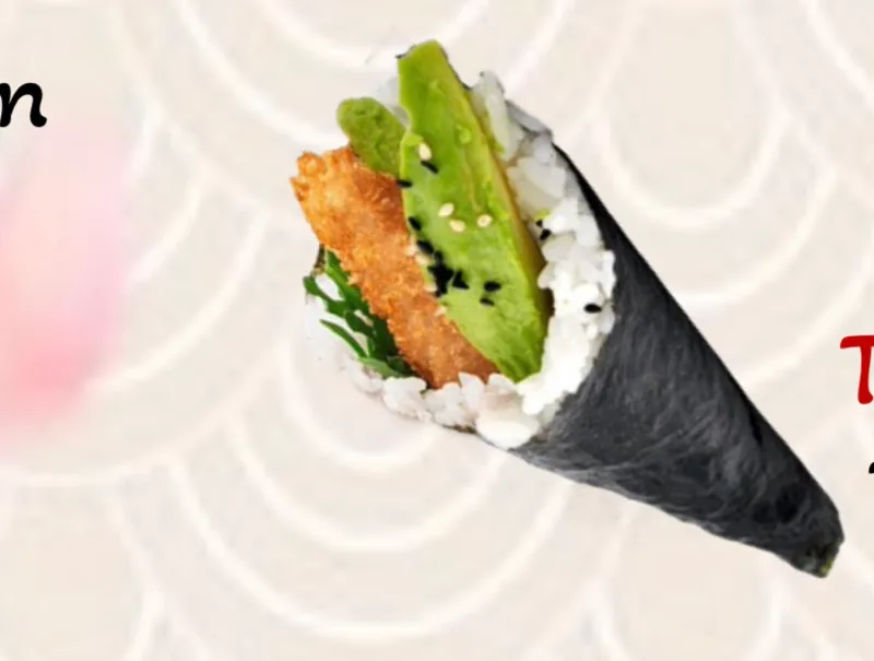 T5. Tempura crevettes avocat