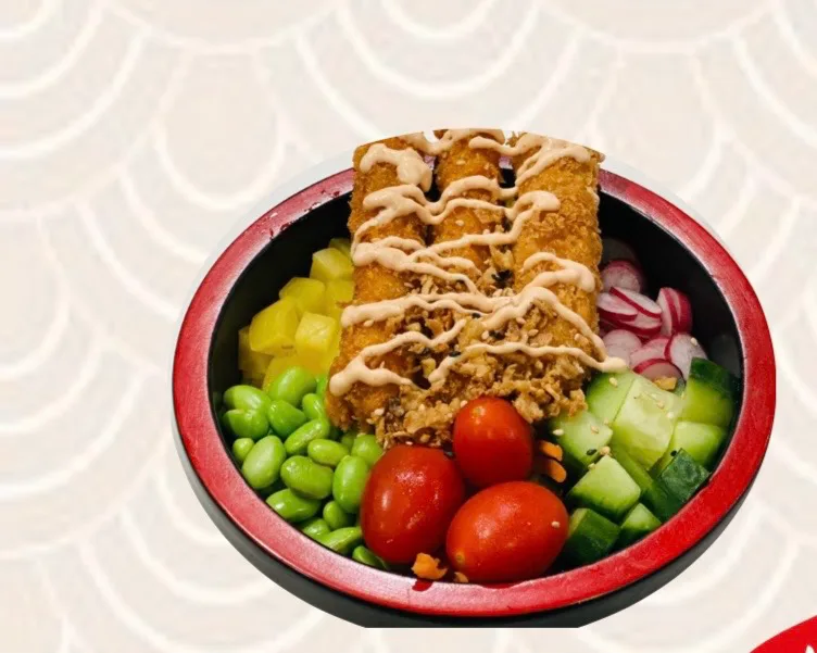 P04. Poké Bowl tempura crevettes 