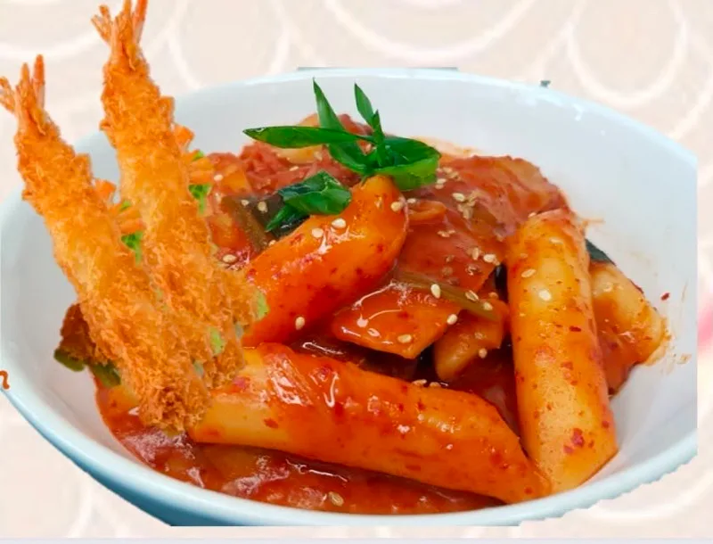 SC4. Tteokbokki Tempura crevettes 