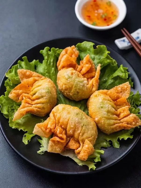 Ravioli crevettes frits (4pcs)