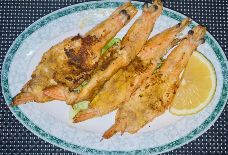 烤大虾 GAMBERONI ARROSTO