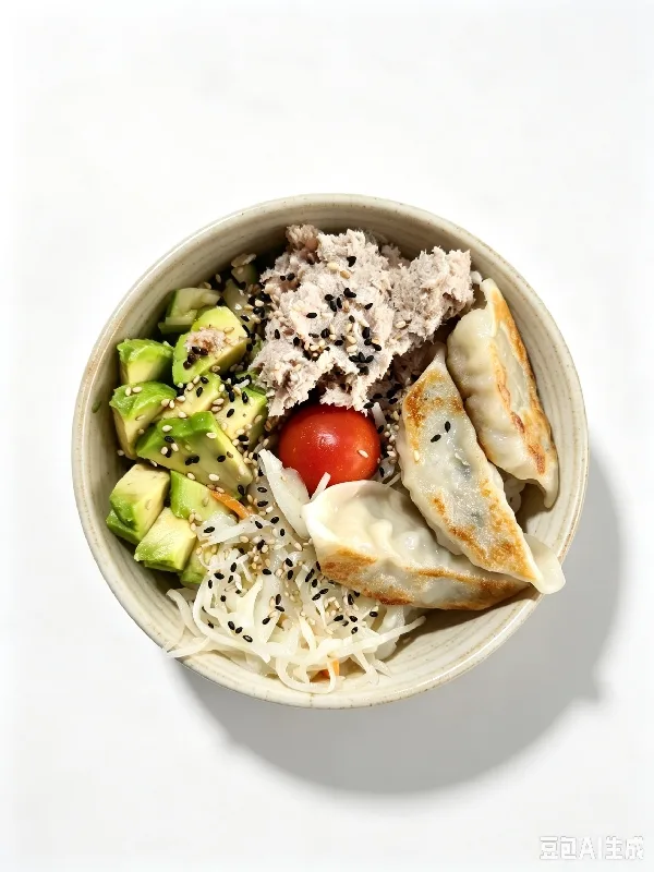 Pk2 Gyoza poke bowl thon cuit
