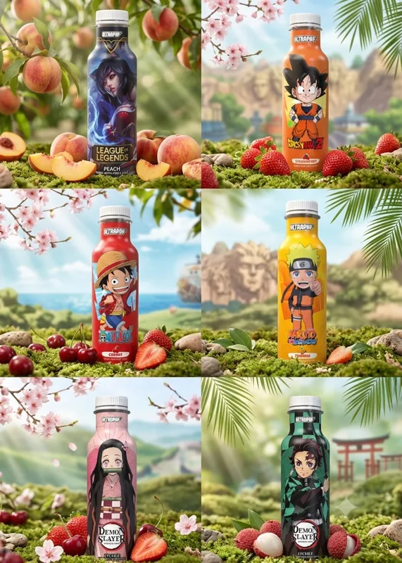 Eaux aux jus de fruits