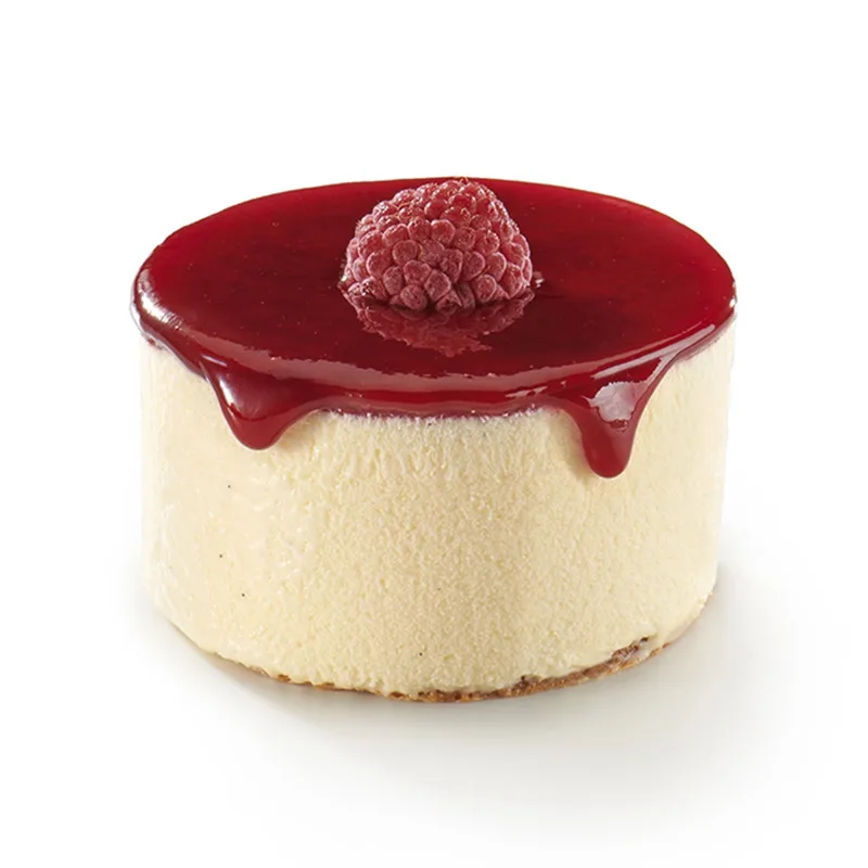 Soufflé glacé vanille framboise