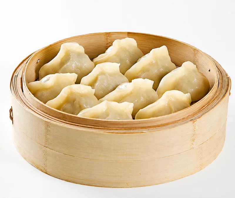 130, Raviolis frais maison à la vapeur (10pcs) 蒸饺