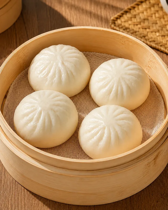 139.Bao maison végétarien au tofu(4pc)自制素菜包(4个)