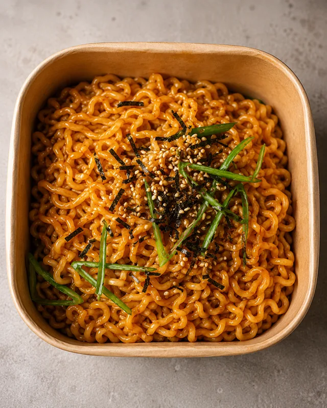 Nouilles coréennes piquantes Buldak (Hot Chicken Ramyeon)