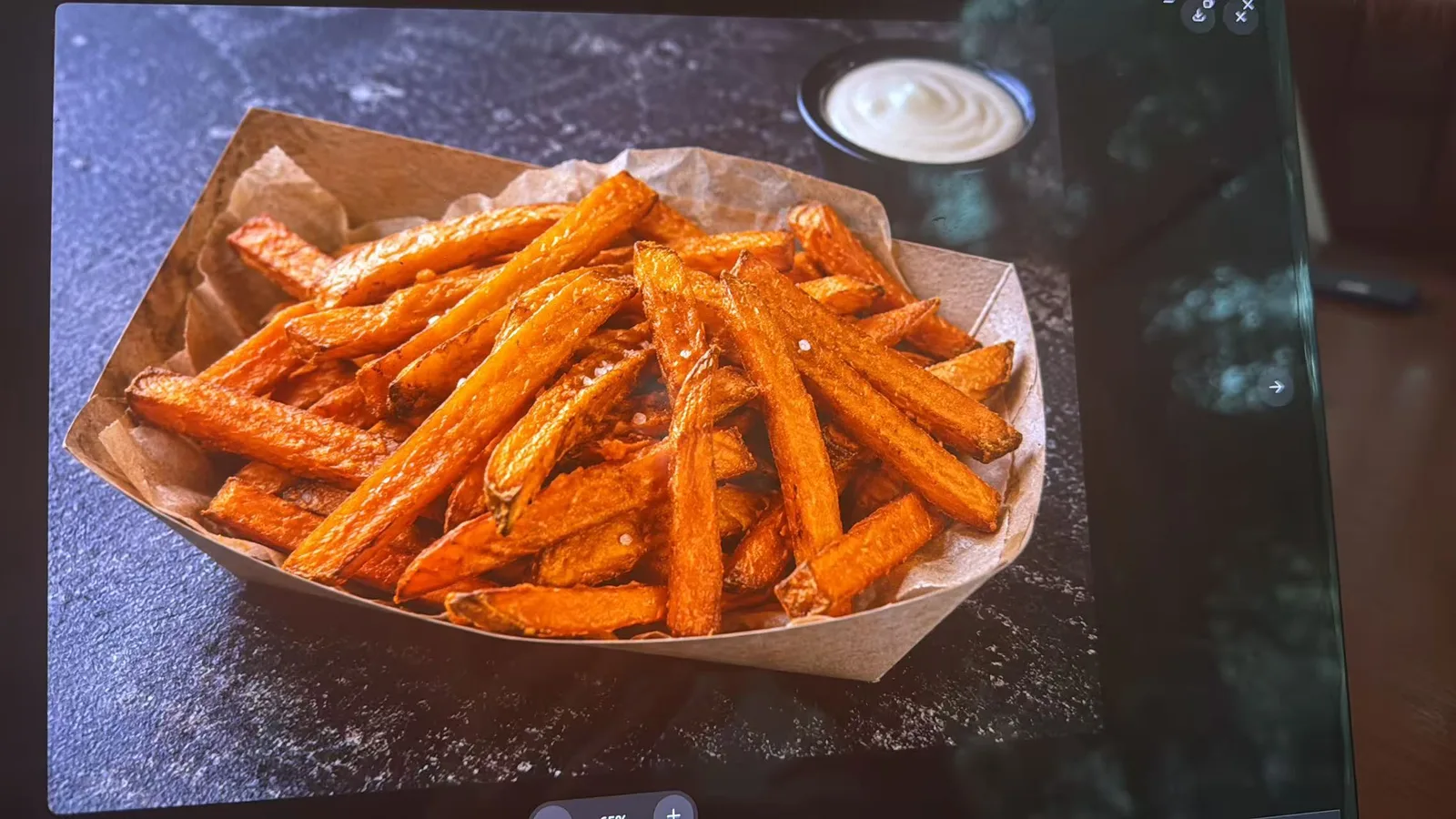 Frites de Patate Douce