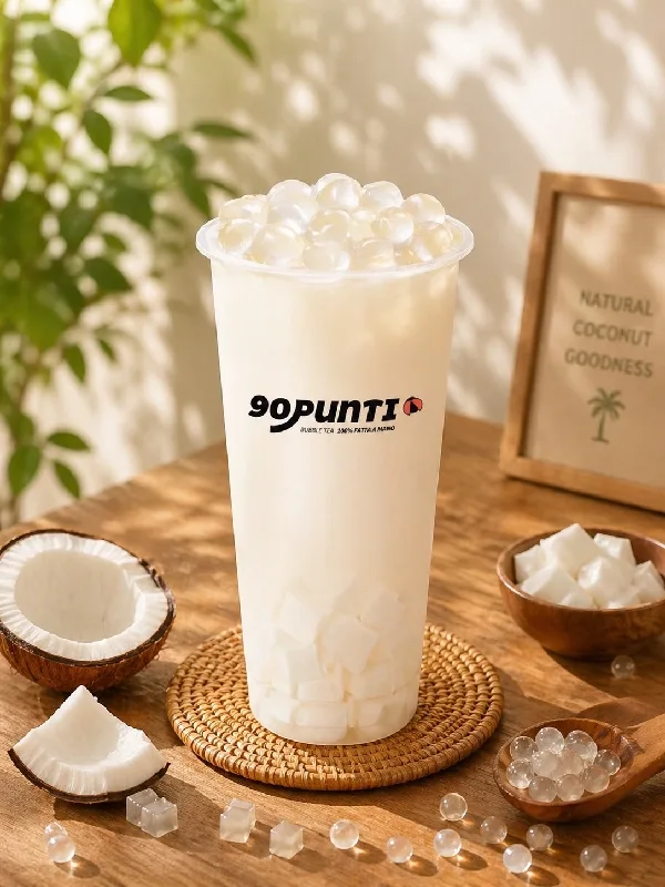 Latte di cocco con budino