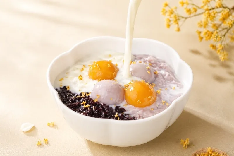 Taro e Mochi all'Osmanthus