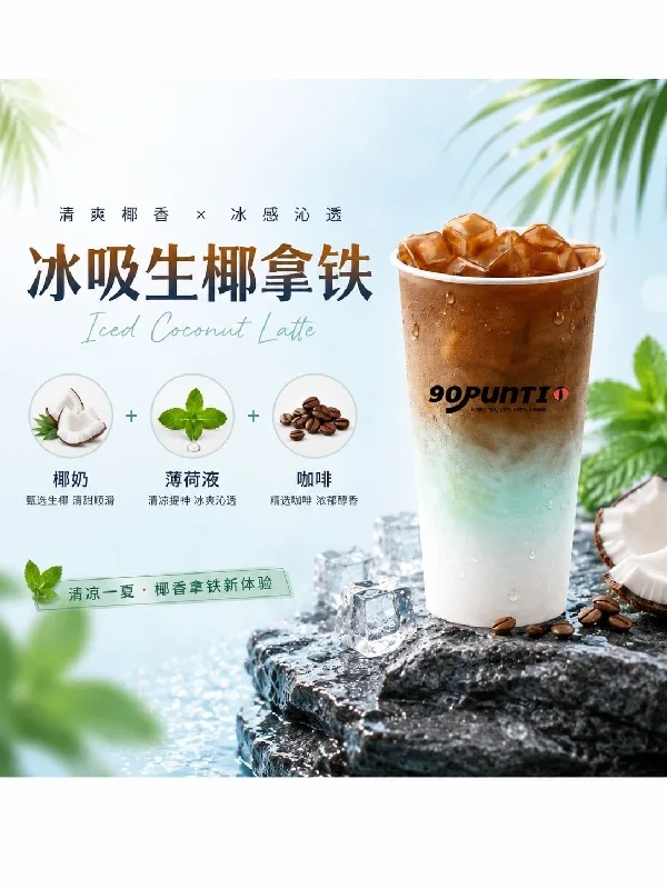Iced Coconut Latte