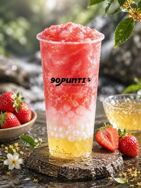 Fragola gelatina all'Osmanthus
